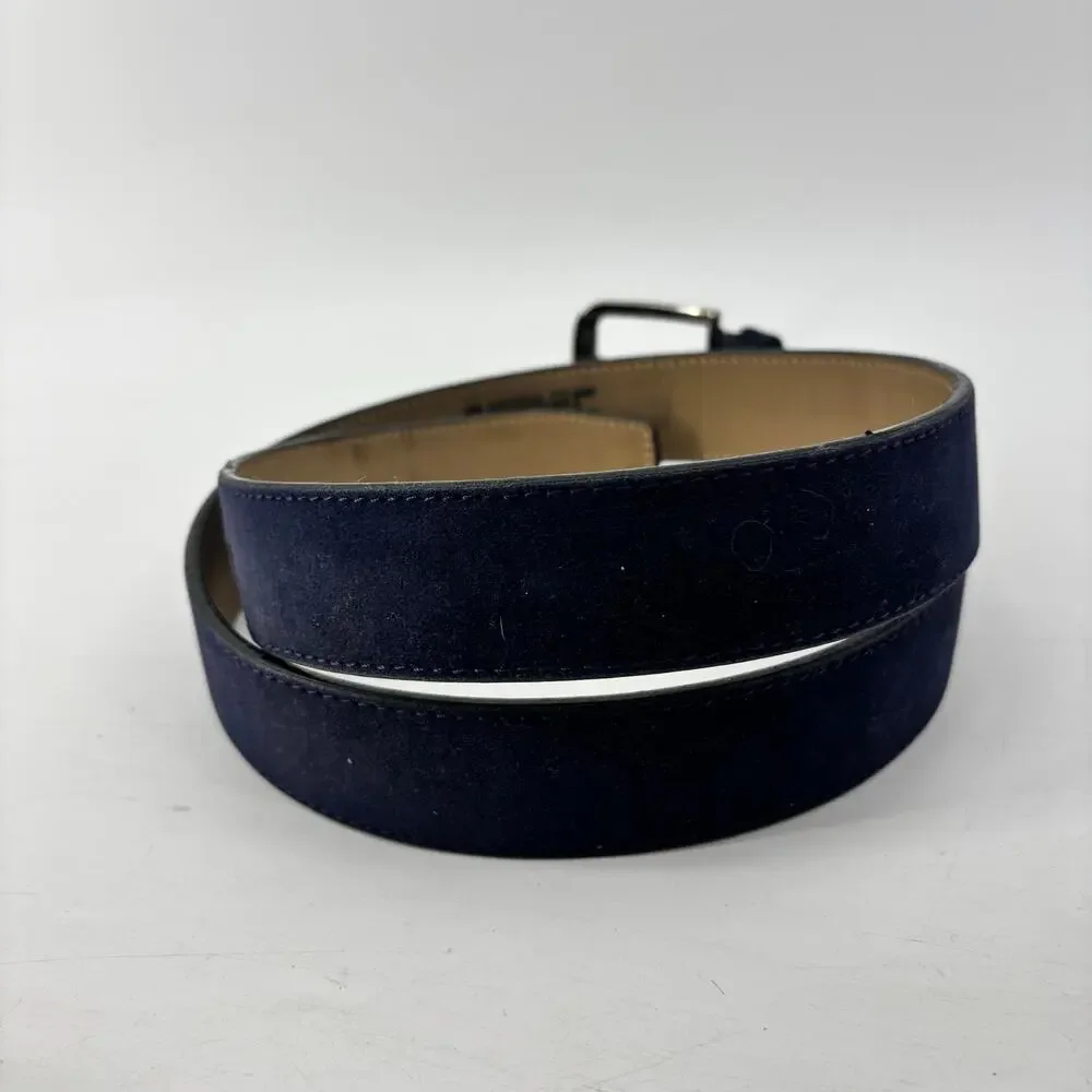 Moda Di Centone Mens Size 52 Navy Blue Belt Business Casual